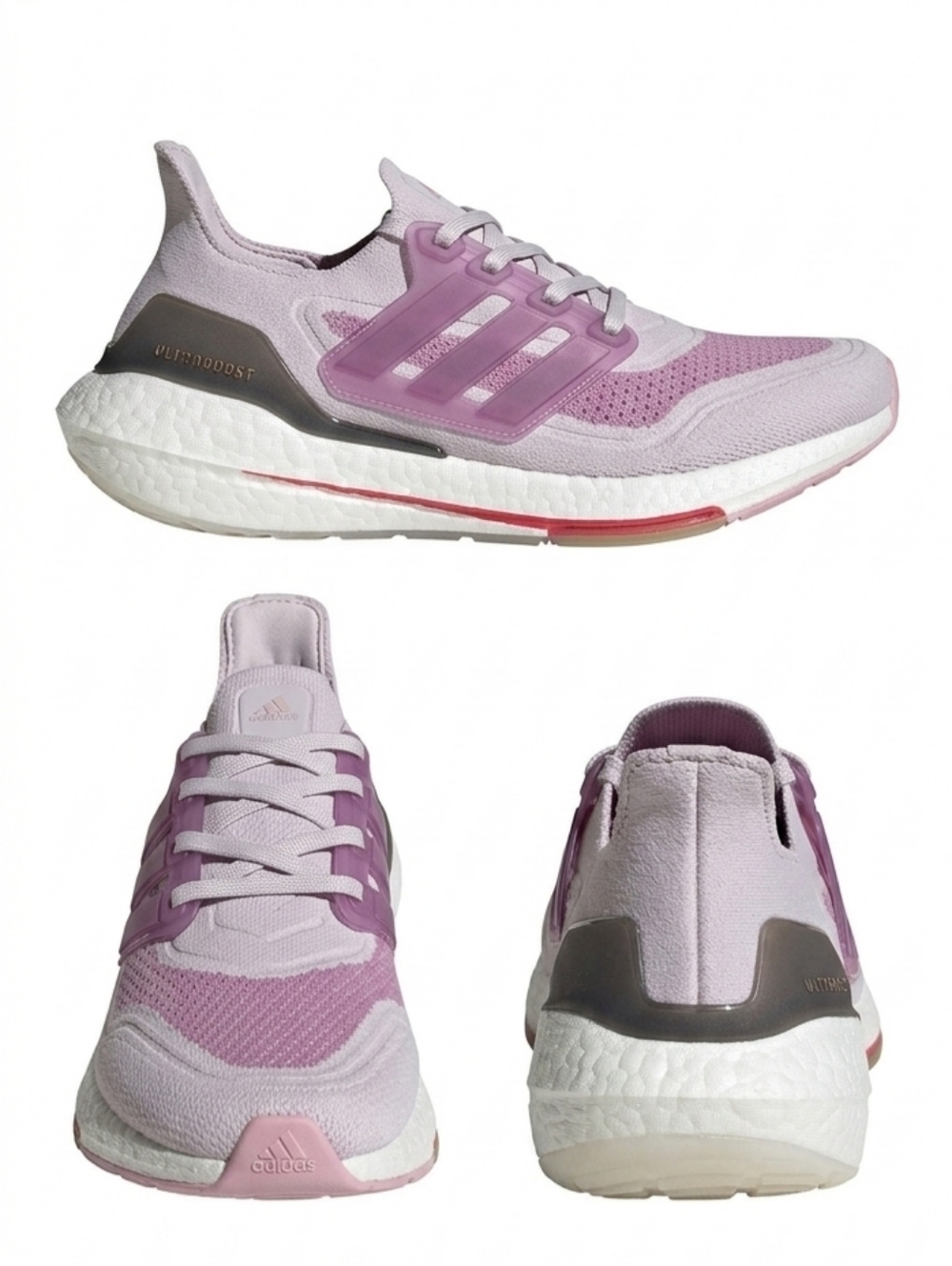 ADIDAS  Women's Ultraboost Lavender/Pink Running Sneakers